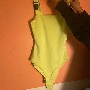 Green bodysuit Charlotte Russe